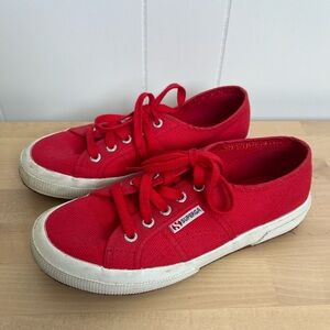 SUPERGA | Red Canvas Sneakers